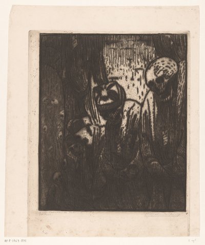 カタコンベ、パレルモ (オブジェクトの元のタイトル) 作： Wijnand Otto Jan Nieuwenkamp (signed by artist)