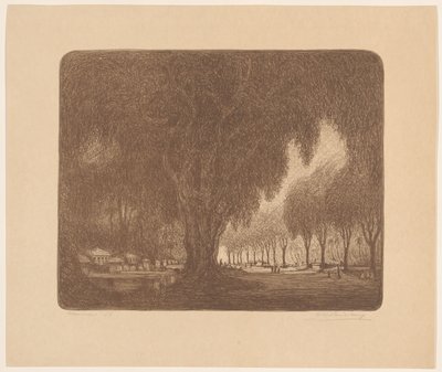 Weltevreden (オブジェクトの元のタイトル) 作： Wijnand Otto Jan Nieuwenkamp (signed by artist)
