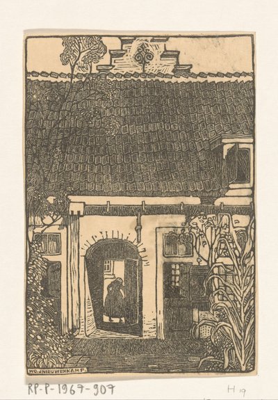 ハールレムの Brouwershof ハールレムのホーフィエ (原題) 作： Wijnand Otto Jan Nieuwenkamp