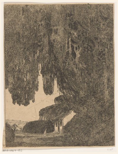 ジャワ島のスマラン近くにあるチャペル 中国の礼拝所（原題） 作： Wijnand Otto Jan Nieuwenkamp