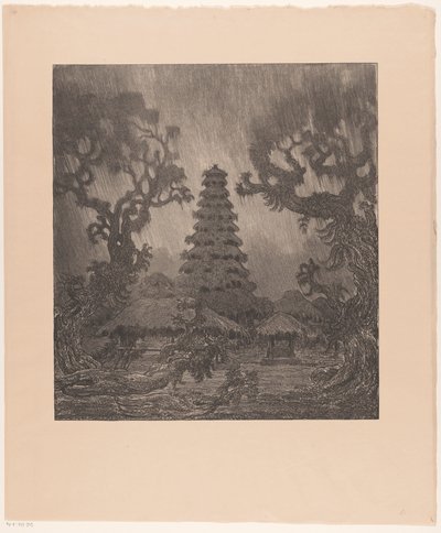 雨の塔 雨の神殿 (原題) 作： Wijnand Otto Jan Nieuwenkamp