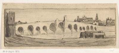 コルドバのグアダルキビルに架かるロメイセの橋 Brug te Cordova (原題) 作： Wijnand Otto Jan Nieuwenkamp