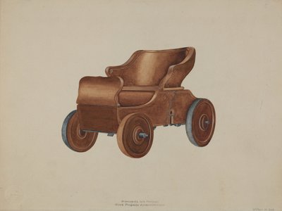 おもちゃの自動車、1938年頃 作： Wilbur M Rice