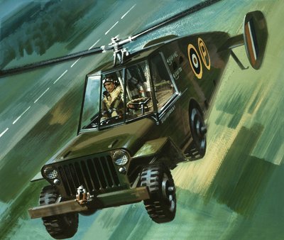 イントゥ・ザ・ブルー空飛ぶジープ 作： ウィルフ (20 世紀) ハーディ