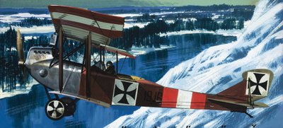 タウジッヒ准尉がプルゼミャールから郵便を飛ばしたローナーB1型機 作： ウィルフ (20 世紀) ハーディ