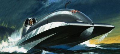 正体不明のジェット船 作： ウィルフ (20 世紀) ハーディ
