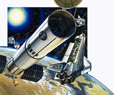 未確認スペースシャトルのシーン 作： ウィルフ (20 世紀) ハーディ