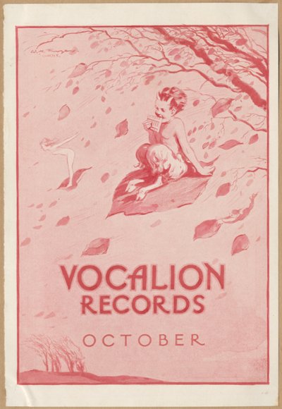 ボーカリオン・レコードの会報、1920年代 作： Wilfred Fryer, Curtis Advertising Agency