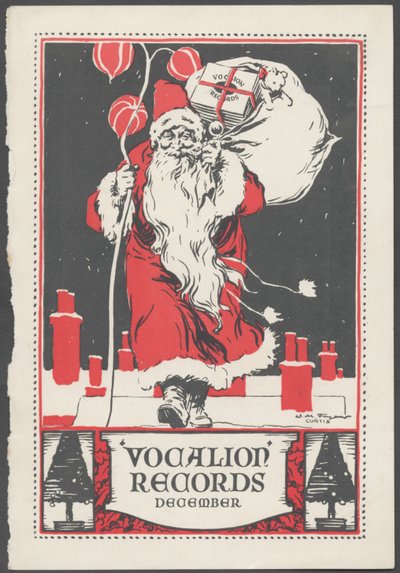 ボーカリオン レコード速報、1922 年 作： Wilfred Fryer, Curtis Advertising Agency