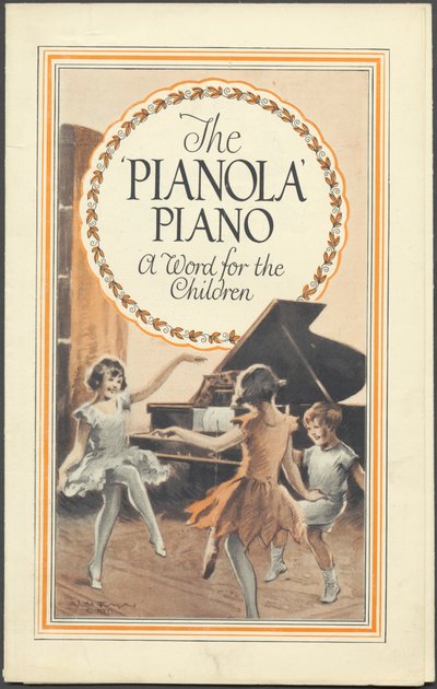 エオリアン社のピアノ（1920年代 作： Wilfred Fryer
