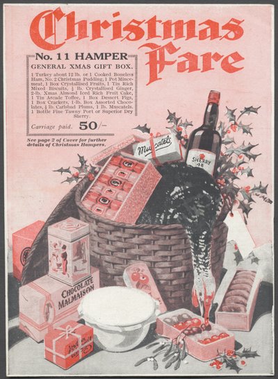 クリスマス・ハンパー（1920年頃 作： Wilfred Fryer