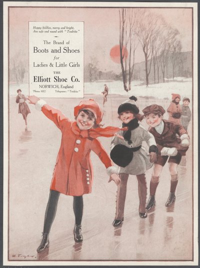 エリオット・シュー・カンパニー、1920年代 作： Wilfred Fryer