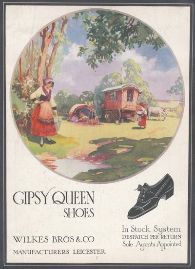 ジプシー・クイーン・シューズ、1920年代 作： Wilfred Fryer