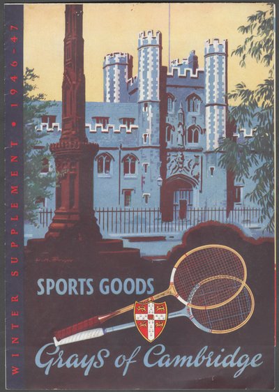 グレイズ オブ ケンブリッジのスポーツ用品、1946 年 作： Wilfred Fryer