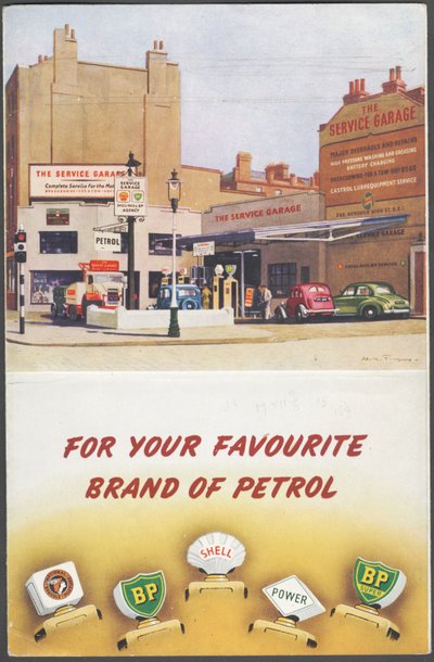 シェル、BP、ナショナル・ベンゾール、1950年代 作： Wilfred Fryer