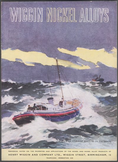 ウィギンのニッケル合金、1960年代 作： Wilfred Fryer