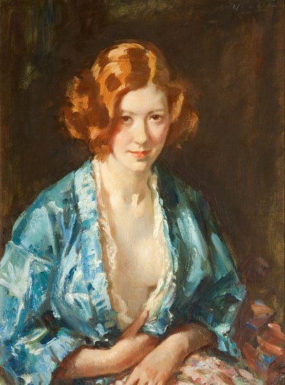クレア、1933年頃（キャンバスに油彩） 作： Wilfred Gabriel de Glehn