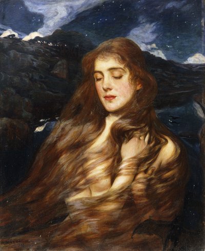 夜 作： Wilfred Gabriel de Glehn