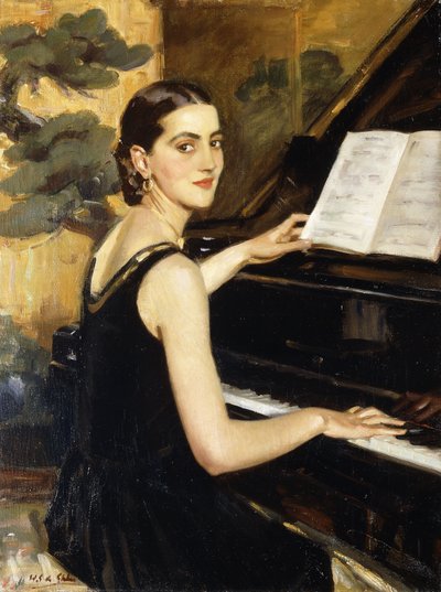 ピアニスト 作： Wilfred Gabriel de Glehn