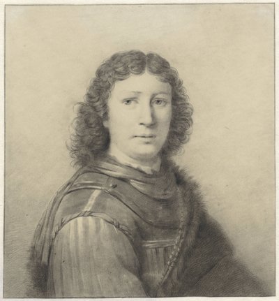 肖像画, の, a, 若者, ∥で∥, 首, 山, そして, 鎖 作： Wilhelm Adrian Netscher
