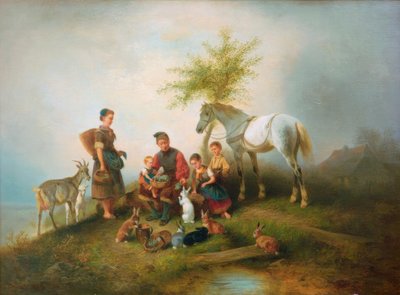 給餌時間 作： Wilhelm Alexander Meyerheim