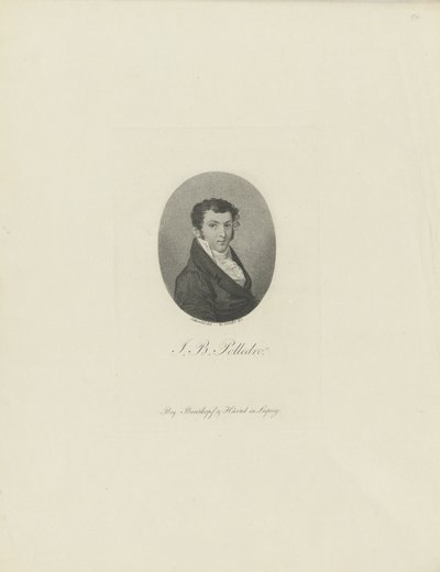 バイオリニストで作曲家のジョヴァンニ・バッティスタ・ポレードロ1781-1853の肖像c。 1810年。 作： Wilhelm Arndt