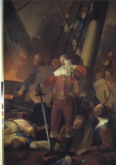 1644 年のコルドベルガー ハイデの戦いで「三位一体」に乗るクリスチャン 4 世 作： Wilhelm Bendz