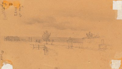Landschaft mit gehender Figur 作： ウィルヘルム・ベンツ
