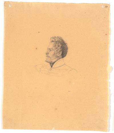 メダリストのクリステン・クリステンセンの肖像 作： Wilhelm Bendz
