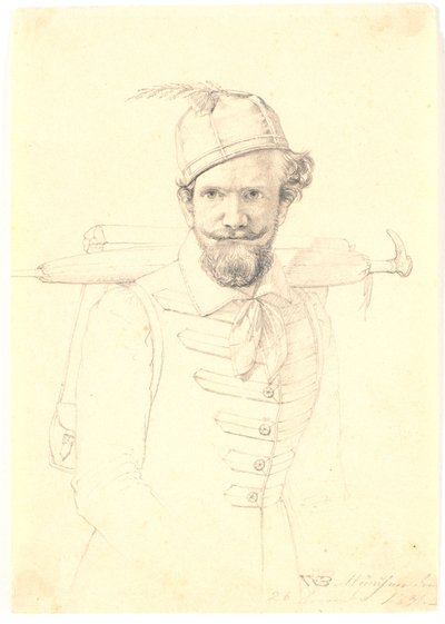 トゲのある自画像 作： Wilhelm Bendz