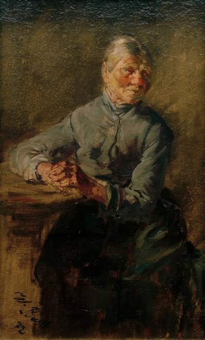老婦人 作： Wilhelm Busch