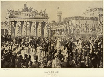 1871年にベルリンでオットーフォンビスマルク 作： Wilhelm Camphausen
