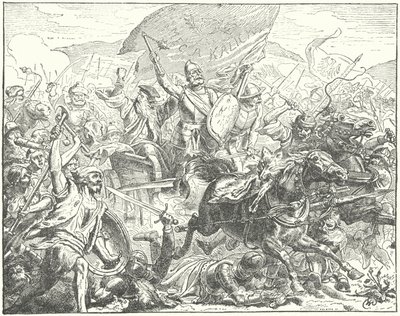 チェコの将軍でフスサイトのリーダー、ヤン・ジスカの戦いぶり 作： Wilhelm Camphausen