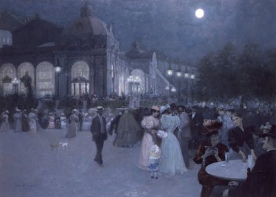 市民公園のナイトコンサート 作： Wilhelm Gause