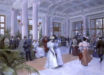 Das Vestibül des Kaiserbads (帝国浴場の前庭) 作： Wilhelm Gause