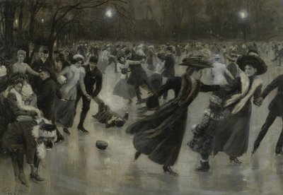 氷上のパーティー、1909 作： Wilhelm Gause