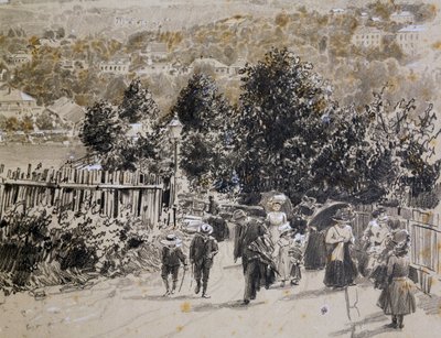 ウィーン近郊の田園地帯への旅 作： Wilhelm Gause