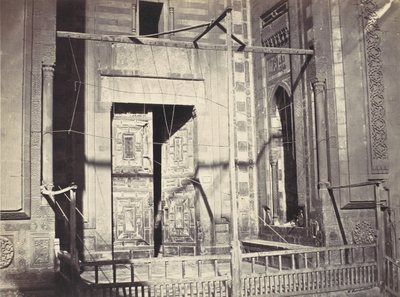 モスク・ゲート、スルタン・ハッサン下の部分、1860年頃 作： Wilhelm Hammerschmidt