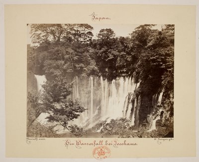 横浜の滝。 作： Wilhelm J. Burger