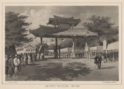 Com：ペリーの水への訪問、ルーチュー、1855 作： Wilhelm Joseph Heine