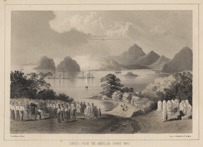 アメリカの墓地からのシモダ、1885 作： Wilhelm Joseph Heine