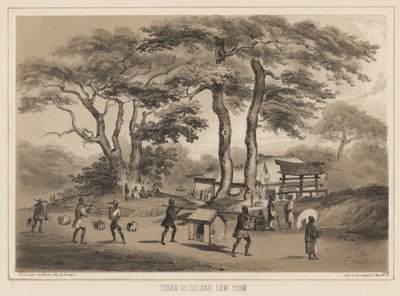 Tshan-Di-Coo-Sah、Lew Chew、1855年（リトグラフ） 作： Wilhelm Joseph Heine
