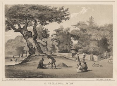 ナパ近くの村、ルーチュー、1855 作： Wilhelm Joseph Heine