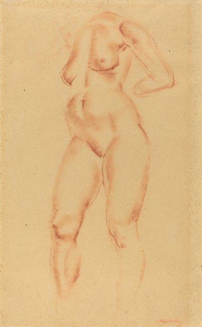 ヌード 作： Wilhelm Lehmbruck