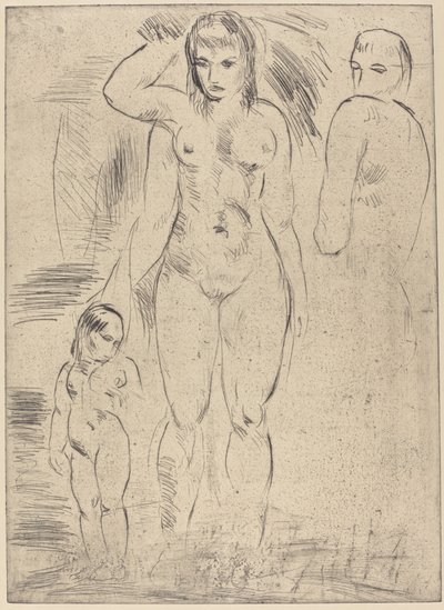 女性と子供 作： Wilhelm Lehmbruck