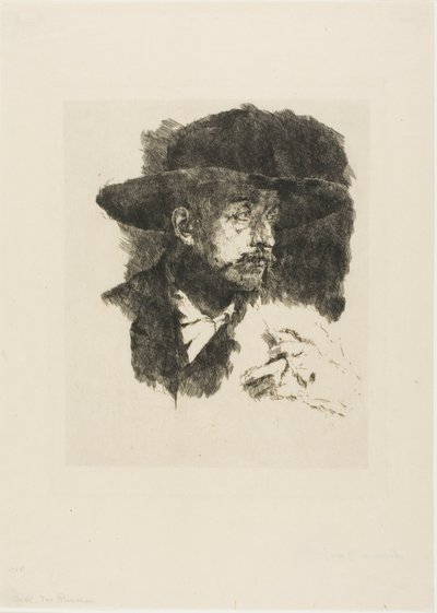 スモーカー 作： Wilhelm Maria Hubertus Leibl
