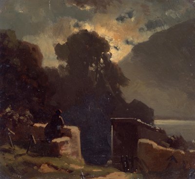 月の風景 作： Wilhelm Lichtenheld
