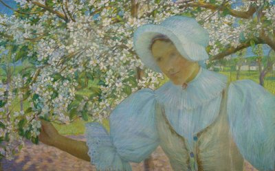 ブリタニーから来た女 1894-95年頃 キャンバスにパステル、テンペラ 作： Wilhelm List
