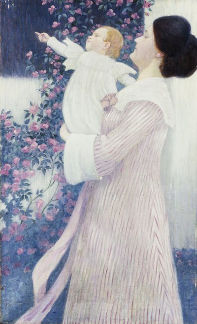 お母さんと子供、 作： Wilhelm List