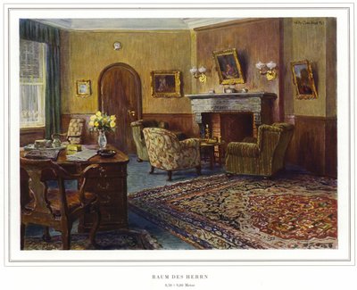 カーペットメーカーHalbmond-Teppichfabrik Von Koch Und Te Kock社のビジネス（カラーリトグラフ 作： Wilhelm Ludwig Heinrich Claudius